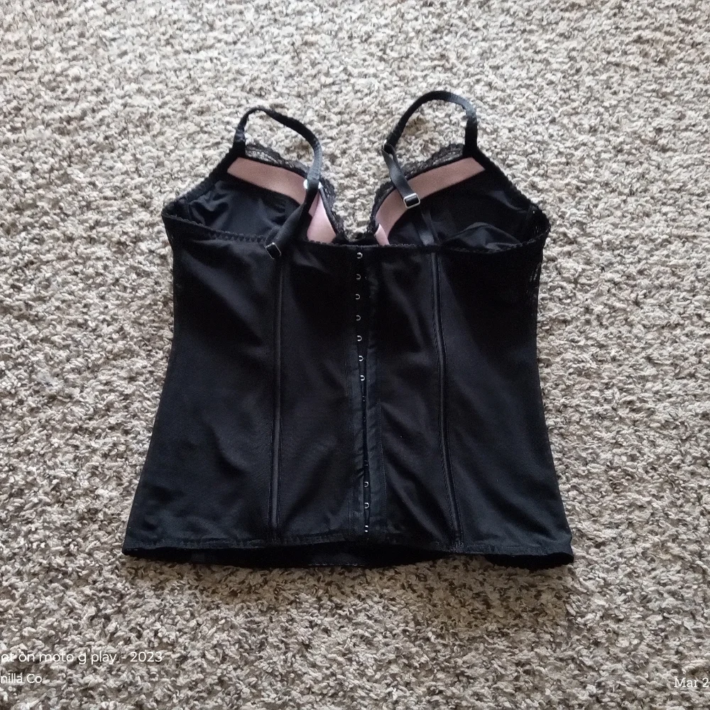Victoria's Secret Lace Bustier Black Size 36C - Picture 4 of 10